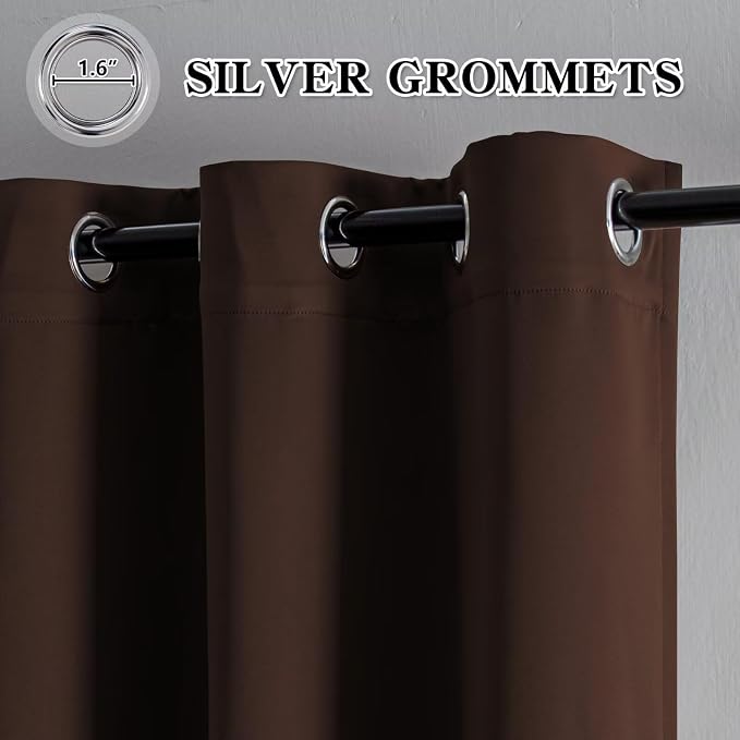 IGEMAEVE Blackout Doorway Curtains 96 Inch Length, Closet Curtain - Image 2