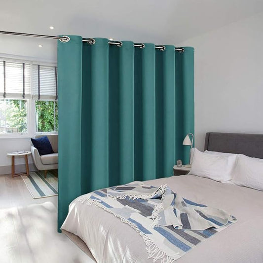 NICETOWN Room Divider Curtain Screen Partitions, Premium Heavyweight Blackout by NICETOWN