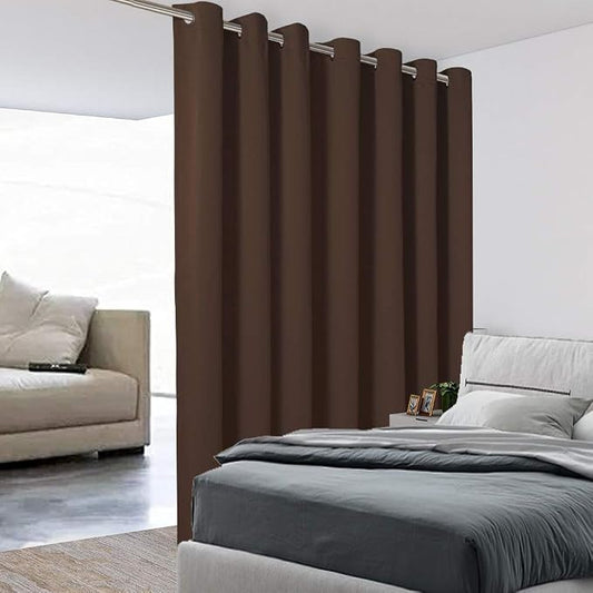 BONZER Extra Wide Room Divider Curtain Screen Partitions Total Privacy Wall by Bonzer