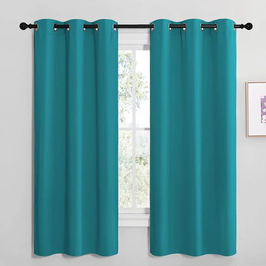NICETOWN Room Darkening Curtains 68 inch Length 2 Panels, Thermal Insulated by NICETOWN