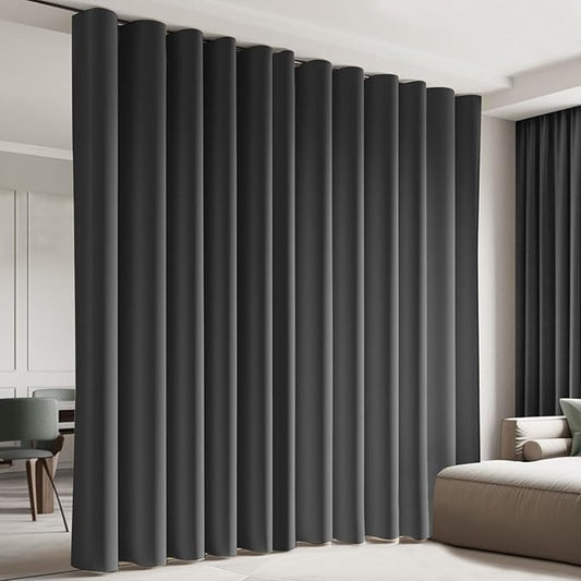 Room Divider Blackout Curtain Track Curtains Wall Dividers Panels Screen by CBSROROHome