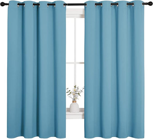 NICETOWN Thermal Insulated Curtains Blackout Draperies, Window Treatment Solid by NICETOWN