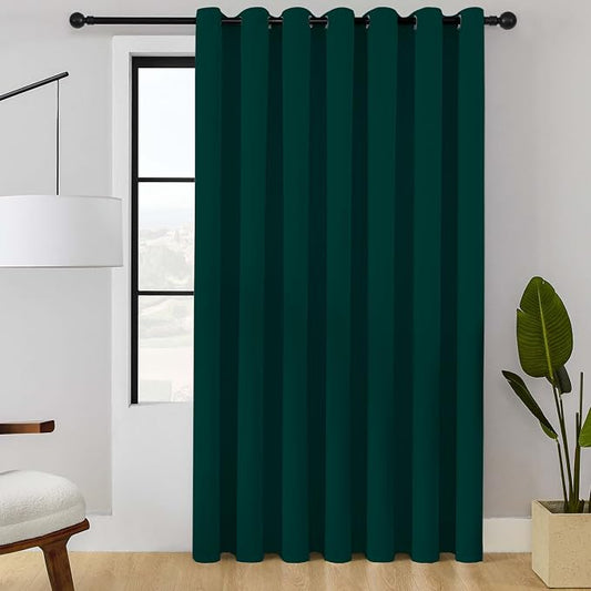 ChrisDowa Room Divider Curtain 90 Inches Long, Wide Blackout Sliding Door by ChrisDowa