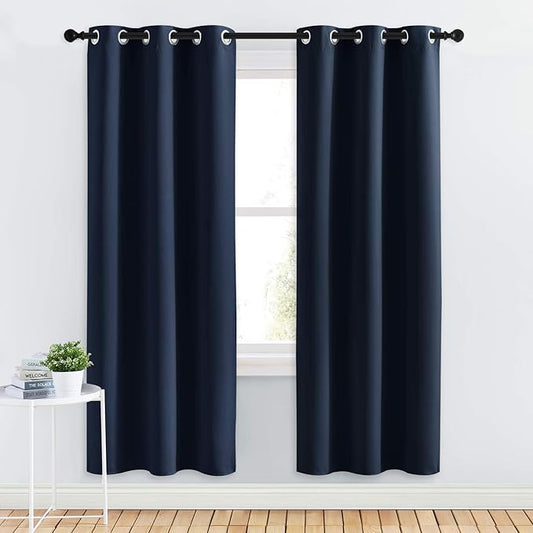 NICETOWN Blackout Draperies Curtains, All Season Thermal Insulated Solid by NICETOWN