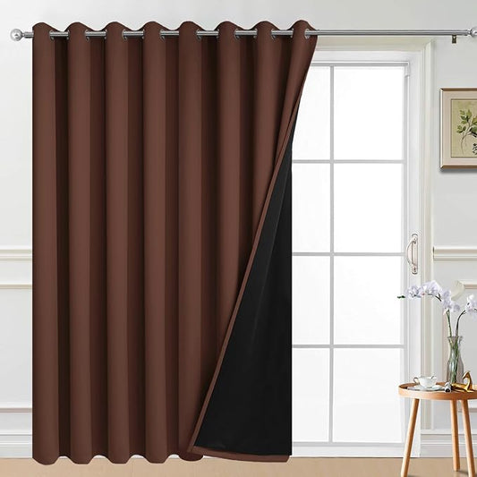 Yakamok 100% Blackout Thermal Insulated Curtains, Noise Reducing Barrier Panel by Yakamok