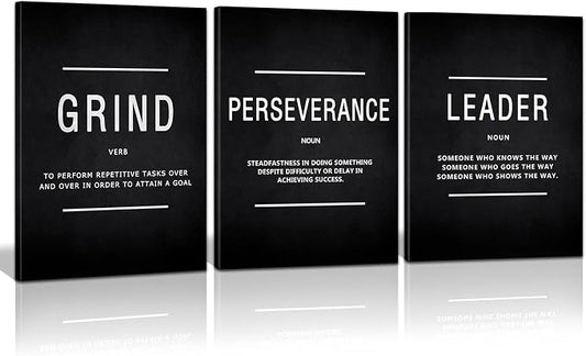 KAWAHONE Inspirational Grind Wall Art by KAWAHONE