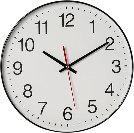 Spinaround Wall Clock, Modern Wall Clocks Battery, Silent Non-Ticking Analog by Unknown