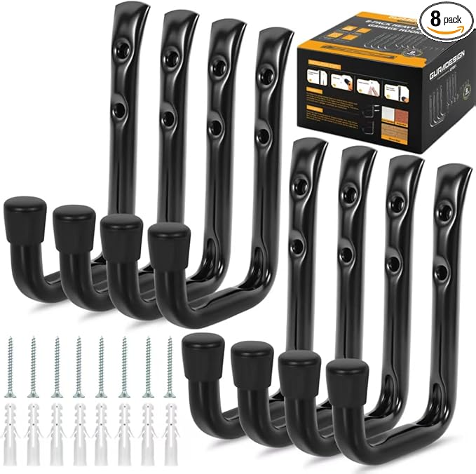 GURADESIGN 8-Pack Heavy Duty Garage Hook by GURADESIGN