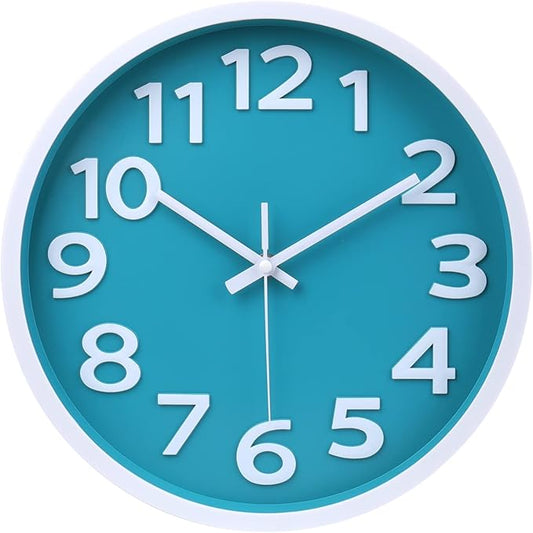 Crosstime Wall Clock Silent Non Ticking Indoor Outdoor Clock Battery Operated by CrosstimeWallClockPracticalElegant