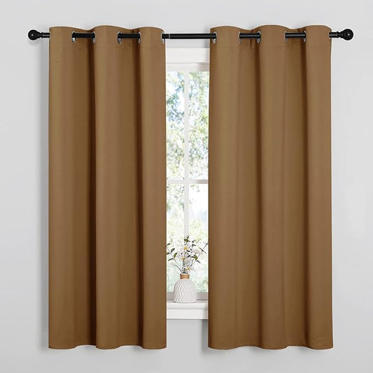 NICETOWN Sleek Blackout Curtains 63 inches Length by NICETOWN