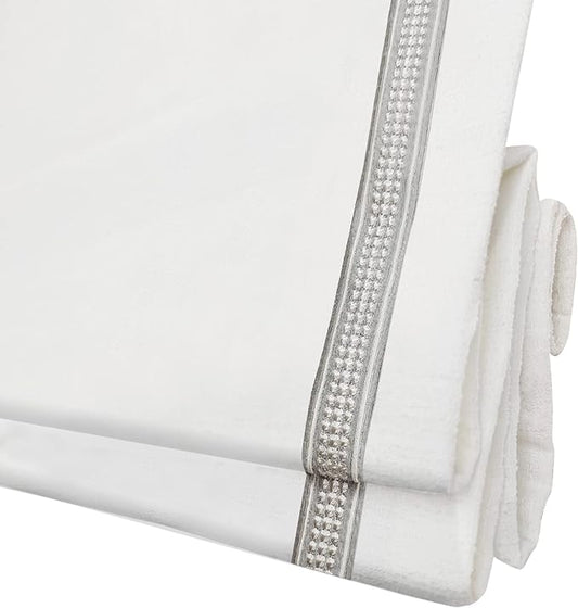 Cordless Roman Shades for Windows, Custom Blackout Light Filtering Roman Window by DEJAVU