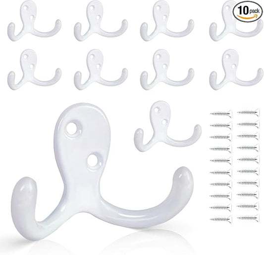 CBWLWJ 10 Pack Coat Hooks Wall Hooks by CBWLWJ