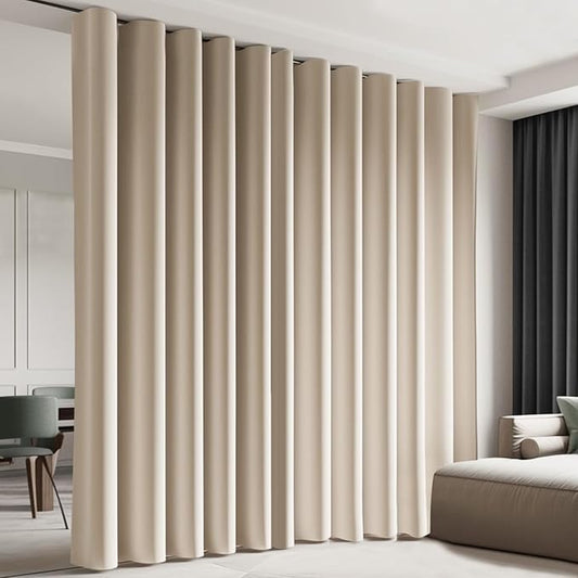 Room Divider Blackout Curtain Track Curtains Wall Dividers Panels Screen by CBSROROHome