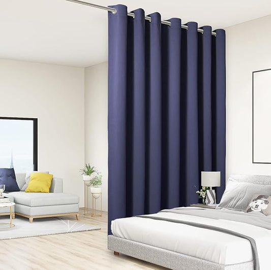 BONZER Room Divider Curtain Total Privacy Wall Extra Wide Thermal Insulated by Bonzer