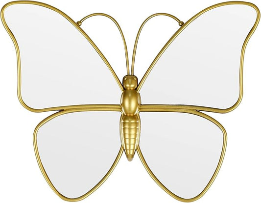 Decorative Butterfly Wall Mirror by Wartter