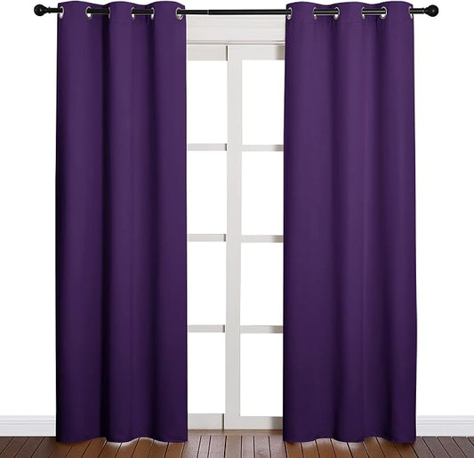NICETOWN Triple Weave Home Decoration Thermal Insulated Solid Ring Top Blackout by NICETOWN