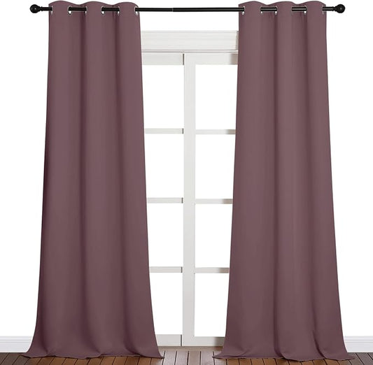 NICETOWN Patio Glass Door Blackout Curtains by NICETOWN
