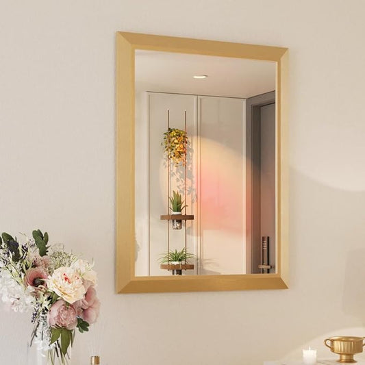 Amorho 28x36 Inch Bathroom Mirror, Wall-Mounted Mirrors Perfect by Amorho