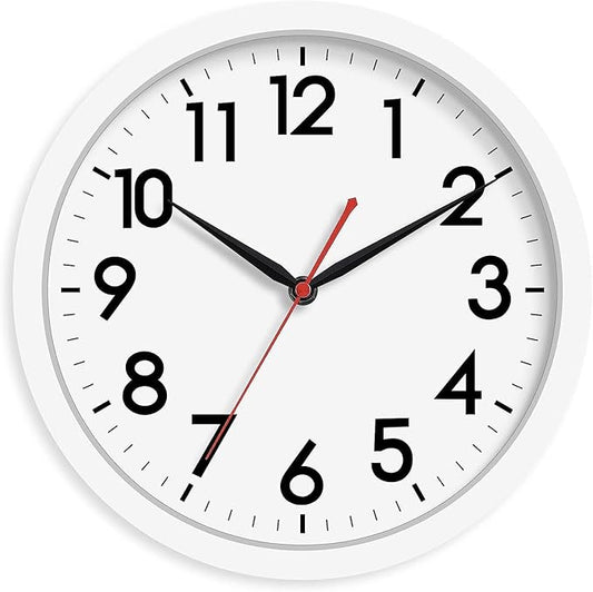AKCISOT 14 Inch Wall Clock Silent Non Ticking Modern Wall Clocks Battery by Akcisot