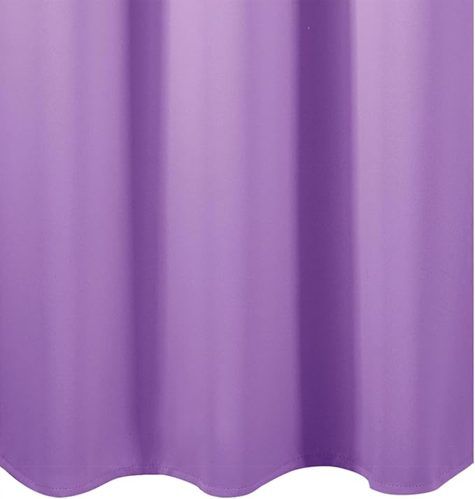 LEMOMO Blackout Curtains 66 x 54 Inch Long Lavender Curtains Set of 2 Panels - Image 8
