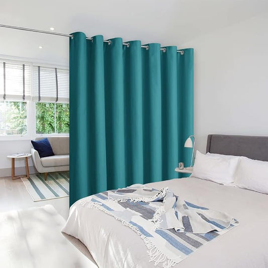NICETOWN Wall Dividers for Rooms, Large Room Divider Curtain Screen Partition by NICETOWN