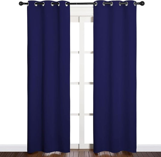 NICETOWN Blackout Curtain Panels, Window Treatment Energy Saving Thermal by NICETOWN