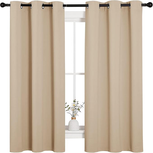 NICETOWN Thermal Insulated Grommet Room Darkening Curtains/Draperies/Panels by NICETOWN