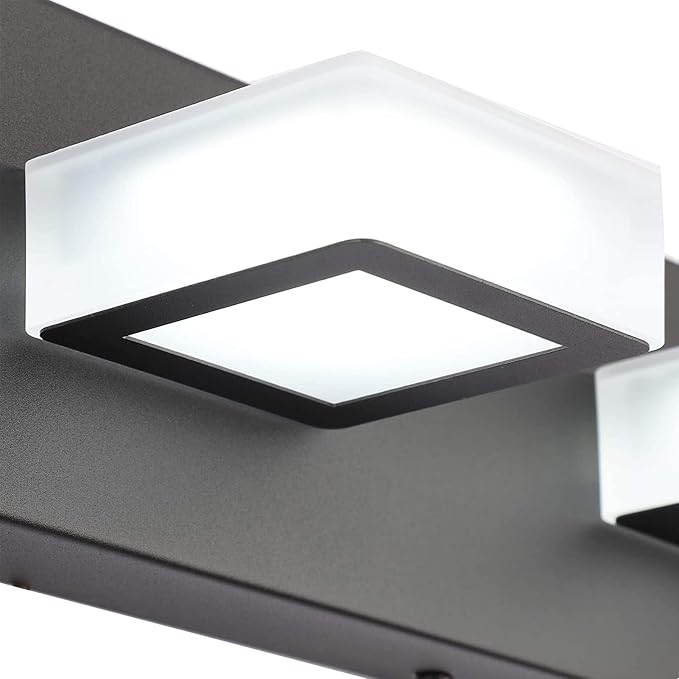 Ralbay 52inch Black Vanity Lights Fixtures 8 Lights LED Modern LED Acrylic - Image 6
