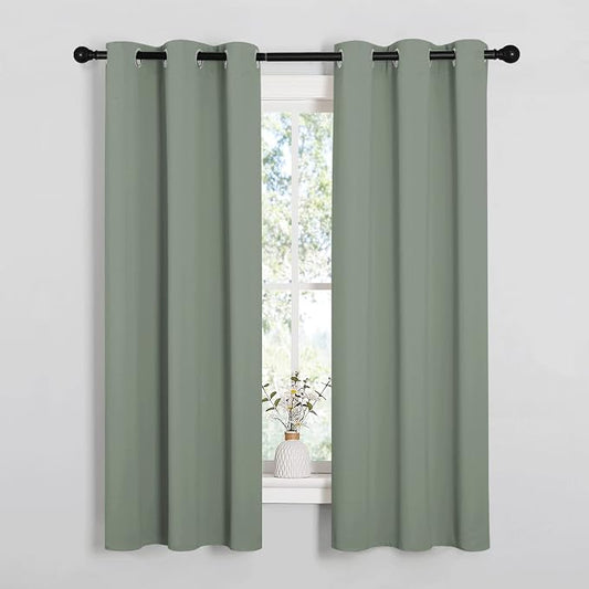 NICETOWN Bedroom Curtain Panels Blackout Draperies, Thermal Insulated Solid by NICETOWN