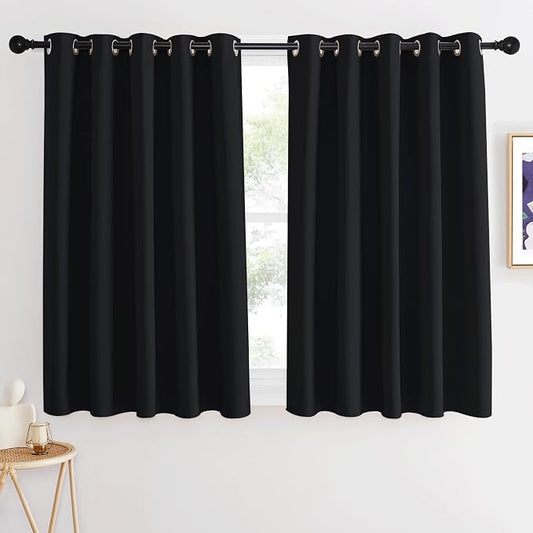NICETOWN Bedroom Black Out Curtain 54 inches Long by NICETOWN