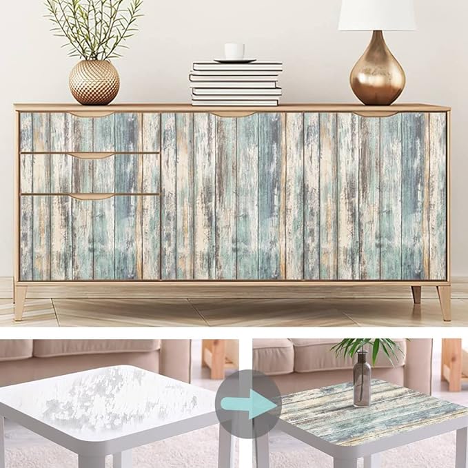 Arthome11x100'' Rustic Wood Contact Paper Peel and Stick Self-Adhesive Wallpaper - Image 2