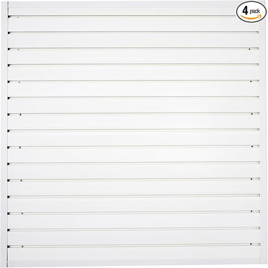 Slatwall Panel Garage Organizer Heavy Duty Wall Mounted, PVC Slat Panels Home by FRAYSCENT