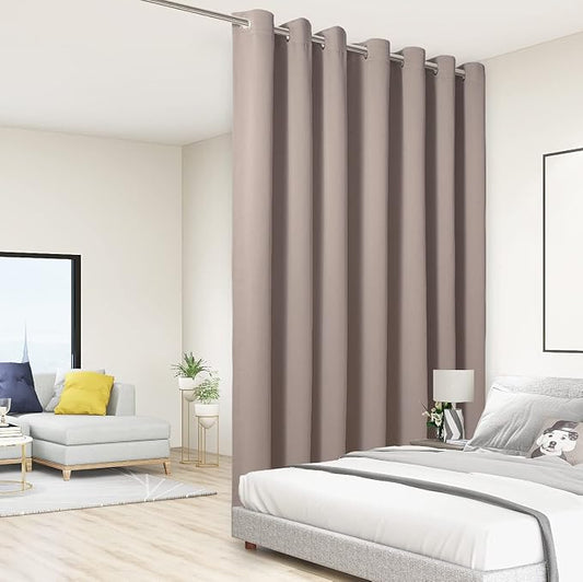 BONZER Room Divider Curtain Total Privacy Wall Noise Reducing Extra Wide by Bonzer