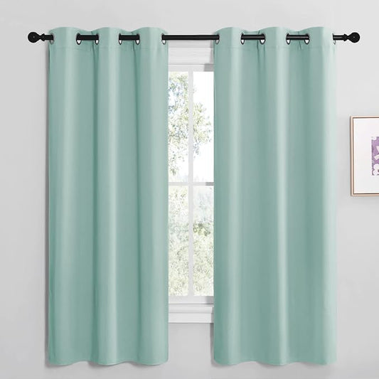 NICETOWN Aqua Blue Room Darkening Curtains by NICETOWN