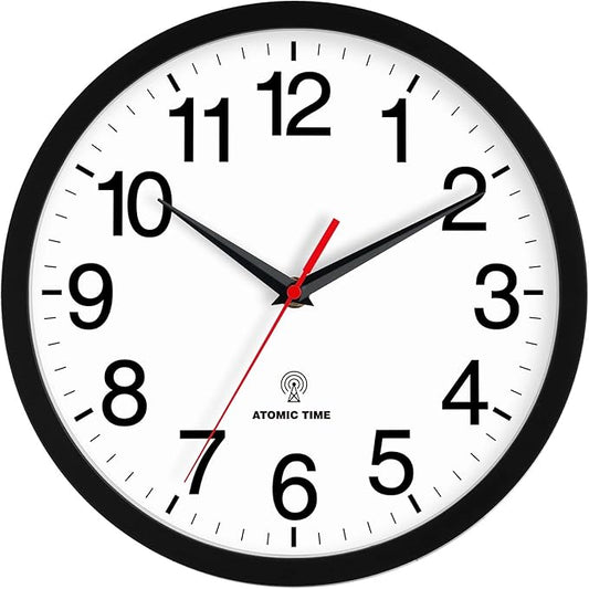 Rohioue Atomic Wall Clock, Modern 12 Inch Battery Operated Wall Clocks by RohioueWallClock
