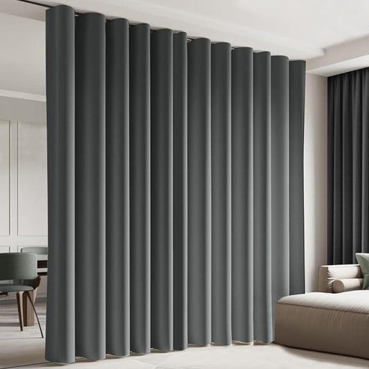 Room Divider Blackout Curtain Track Curtains Wall Dividers Panels Screen by CBSROROHome