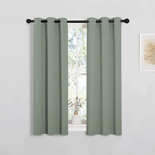 NICETOWN Bedroom Curtain Panels Blackout Draperies, Thermal Insulated Solid by NICETOWN