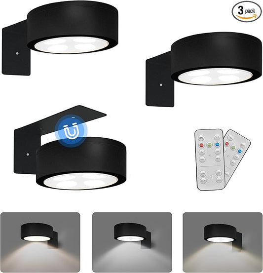 3-Pack Battery Operated Picture Light Magnetic Painting Light by Xuolder