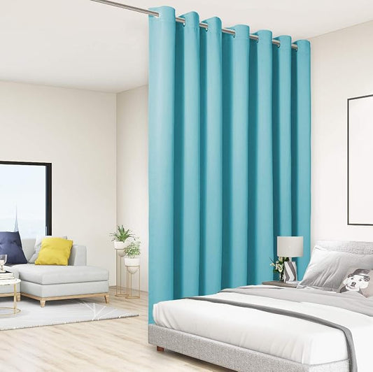 BONZER Extra Wide Room Divider Curtain Total Privacy Wall Noise Reducing by Bonzer