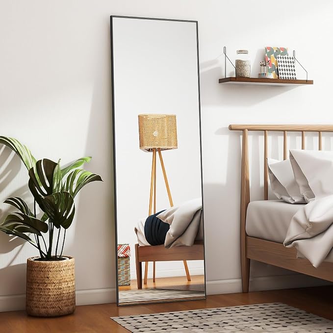 Koonmi 56"x21" Floor Mirror Full Length, Bedroom Floor Body Mirror - Image 6
