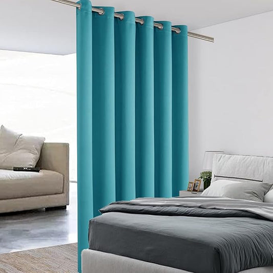 BONZER Room Divider Curtain Total Privacy Wall Noise Reducing Wide Blackout by Bonzer
