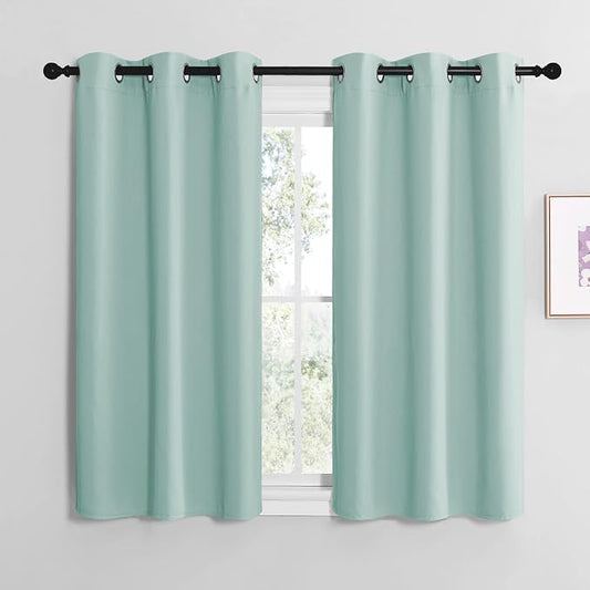 NICETOWN Aqua Blue Room Darkening Curtains by NICETOWN