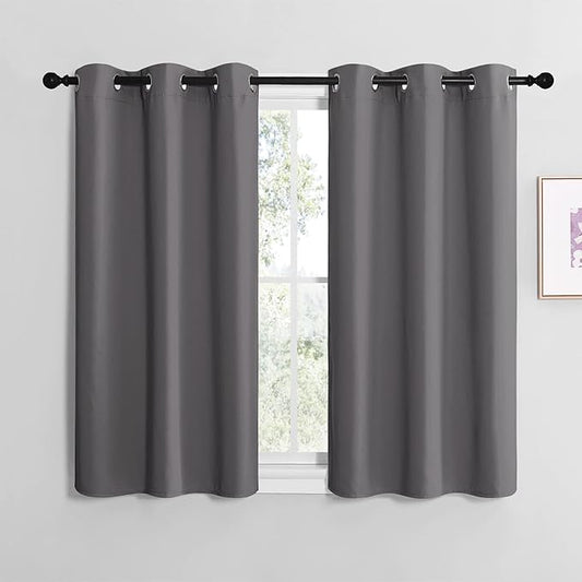 NICETOWN Grey Blackout Curtain Panels by NICETOWN
