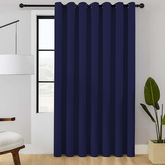 ChrisDowa Room Divider Curtain 90 Inches Long, Wide Blackout Sliding Door by ChrisDowa