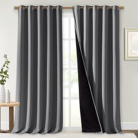 NICETOWN Total Shade Curtains and Draperies, Heavy-Duty Full Light Shading by NICETOWN