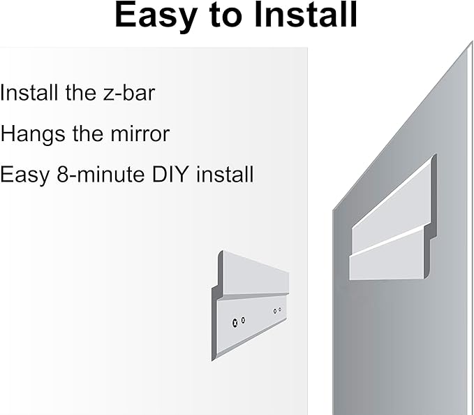 Ruomeng Frameless Mirror for Wall, 30x30 Inch Bathroom Vanity Mirror Farmhouse - Image 7
