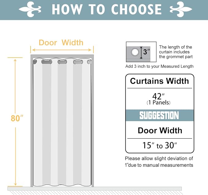 ChrisDowa Blackout Door Curtain - Image 6