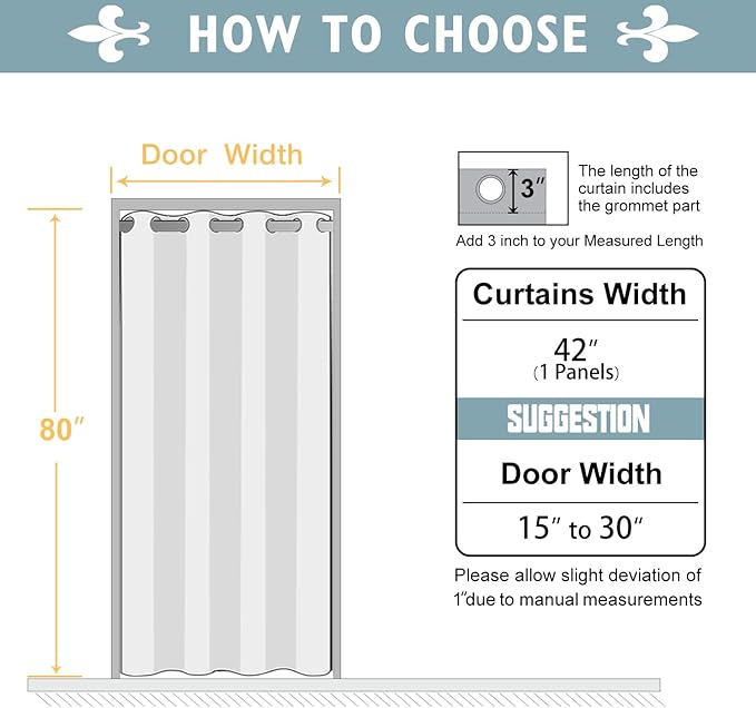 ChrisDowa Blackout Curtains 80 Inches Long - Image 6