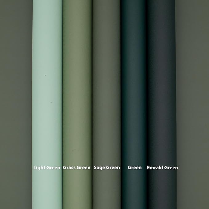 Yancorp 16"x120" Matte Sage Green Peel and Stick Wallpaper Removable Contact - Image 7
