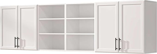 Furnaza Wall Cabinets for Laundry Room, Shaker Wall Mounted Kitchen Cabinets by Furnaza